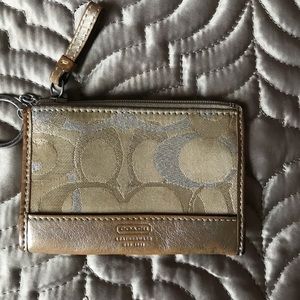 Coach Coin Purse in Gold